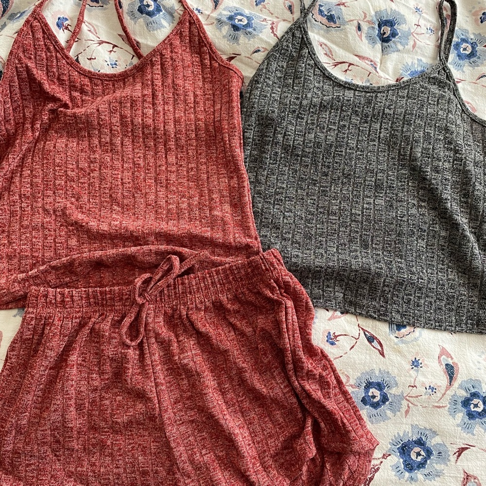 SHEIN Cami Tops + Shorts Set